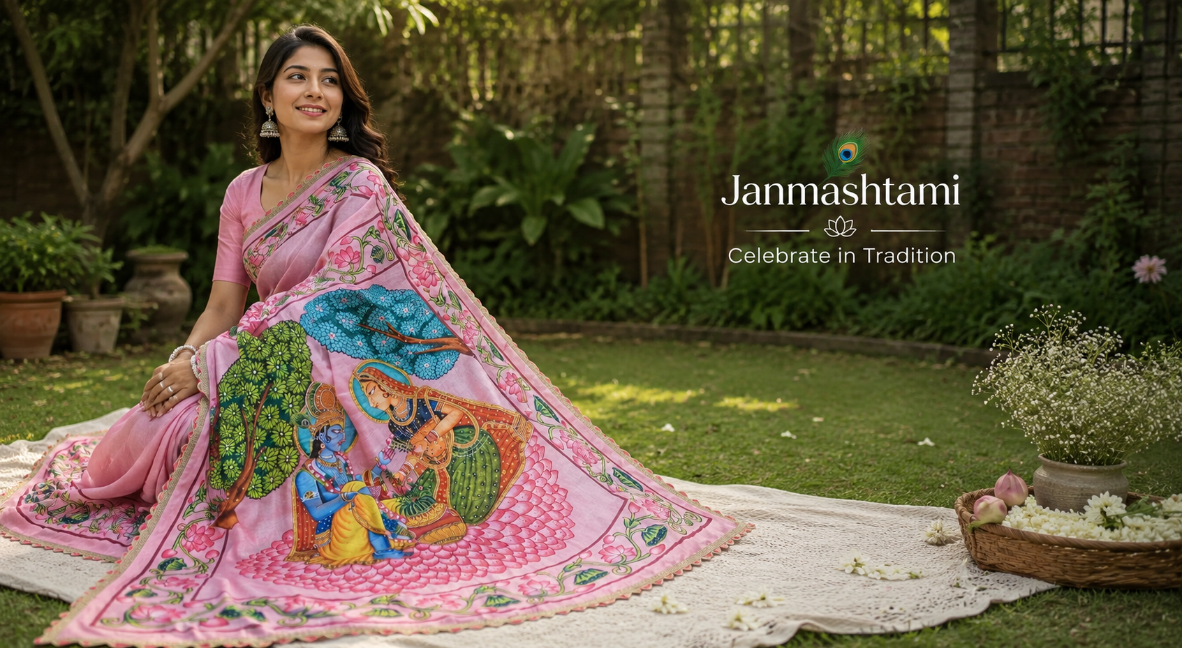 Janmashtami Saree Guide: What to Wear, Lucky Colors, and Traditional Outfit Ideas