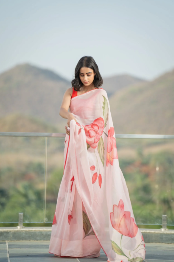 Discover the Most Popular Handpainted Sarees for Summers