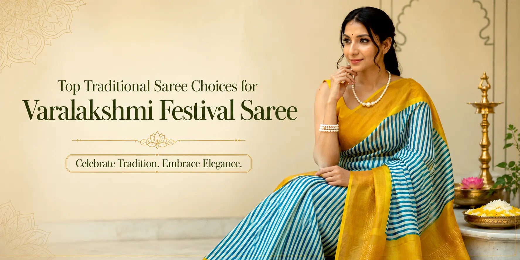 Top Traditional Saree Choices for Varalakshmi Festival Celebrations