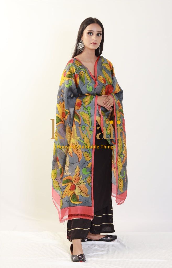 Garaj Kalamkari Dupatta