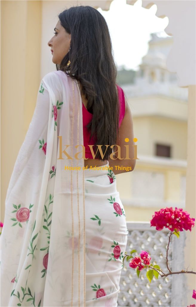 Rogue Handpainted Saree