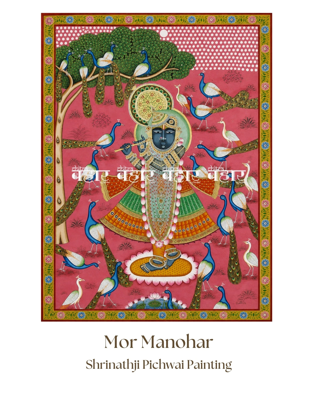 Vraj Bihari Pichwai Painting