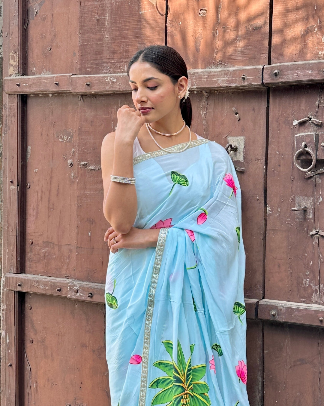 Madhuri Pichwai Saree
