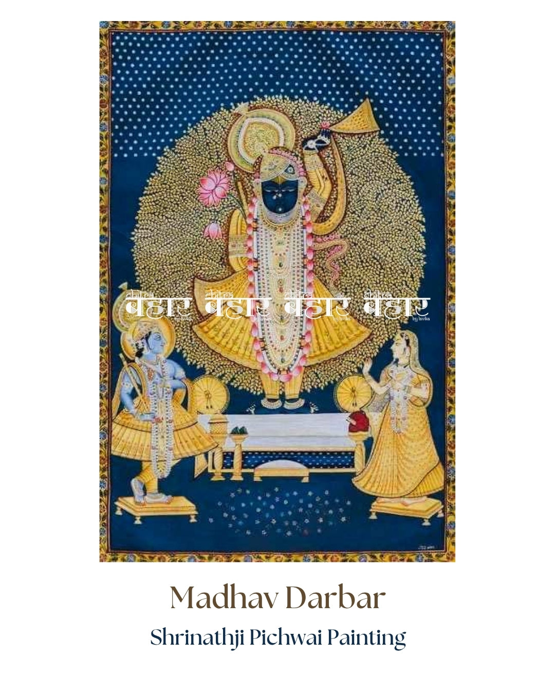 Madhav Darbar Pichwai Painting