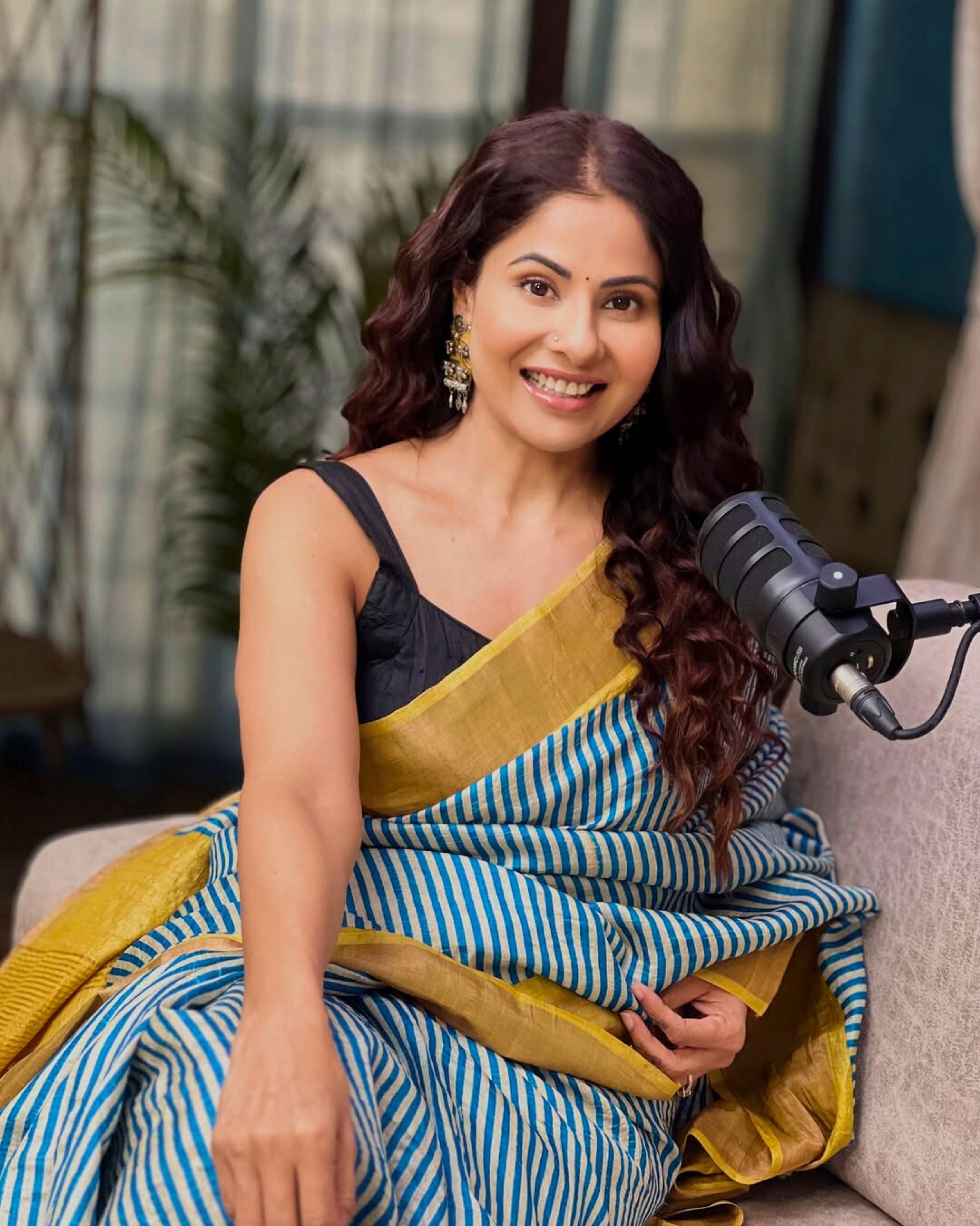 Chhavi Mittal in Vasanta Block Print Saree