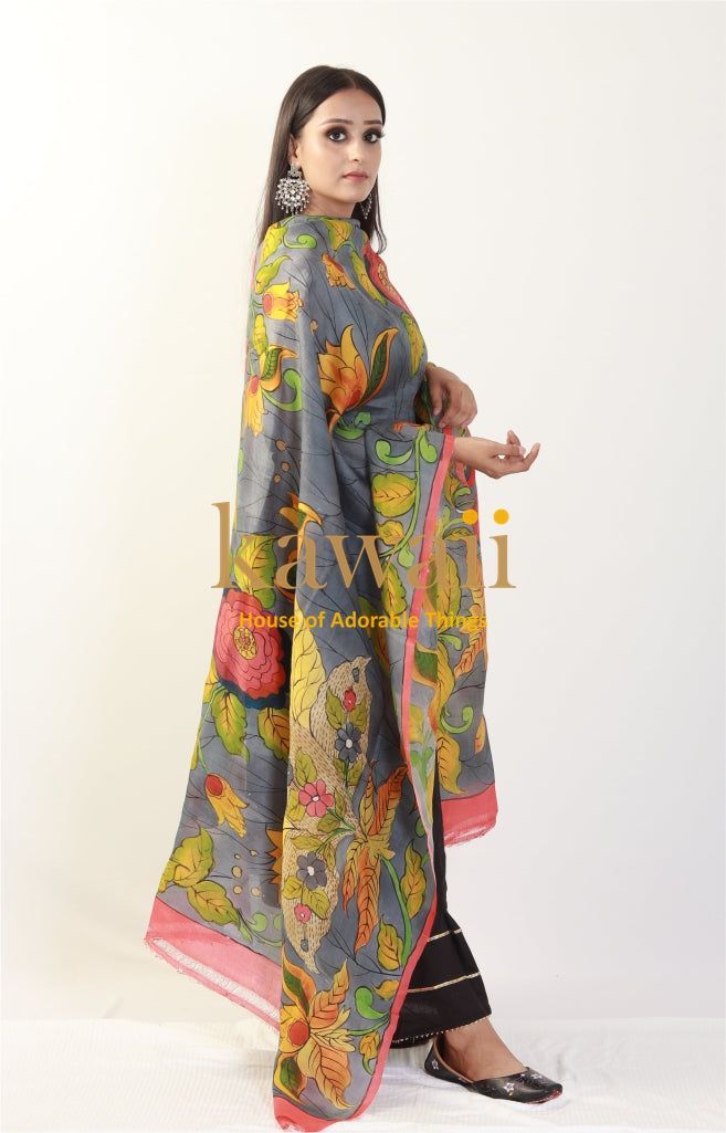 Garaj Kalamkari Dupatta