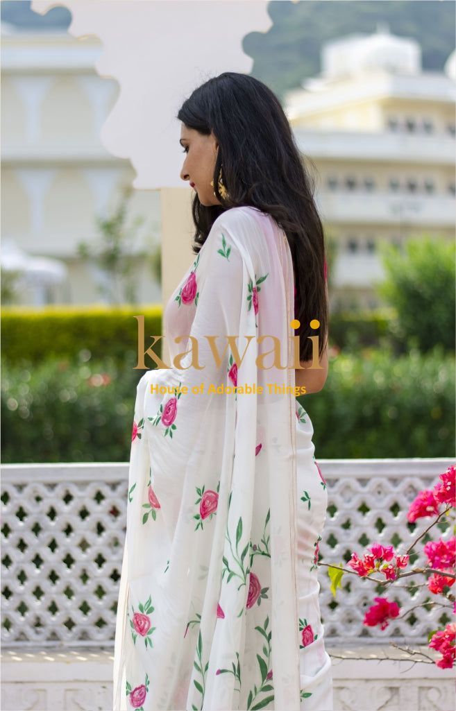 Rogue Handpainted Saree