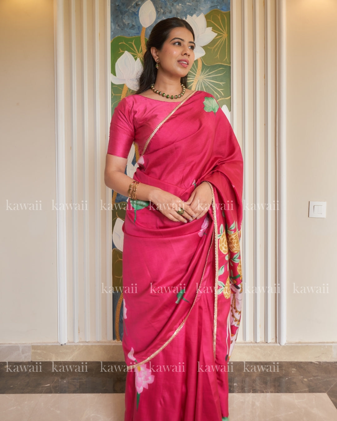 Kanha Pichwai Saree