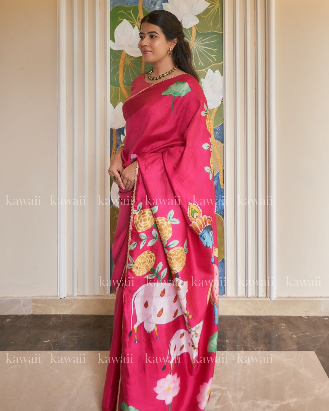 Kanha Pichwai Saree