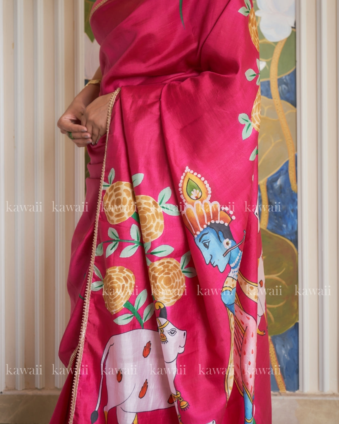 Kanha Pichwai Saree
