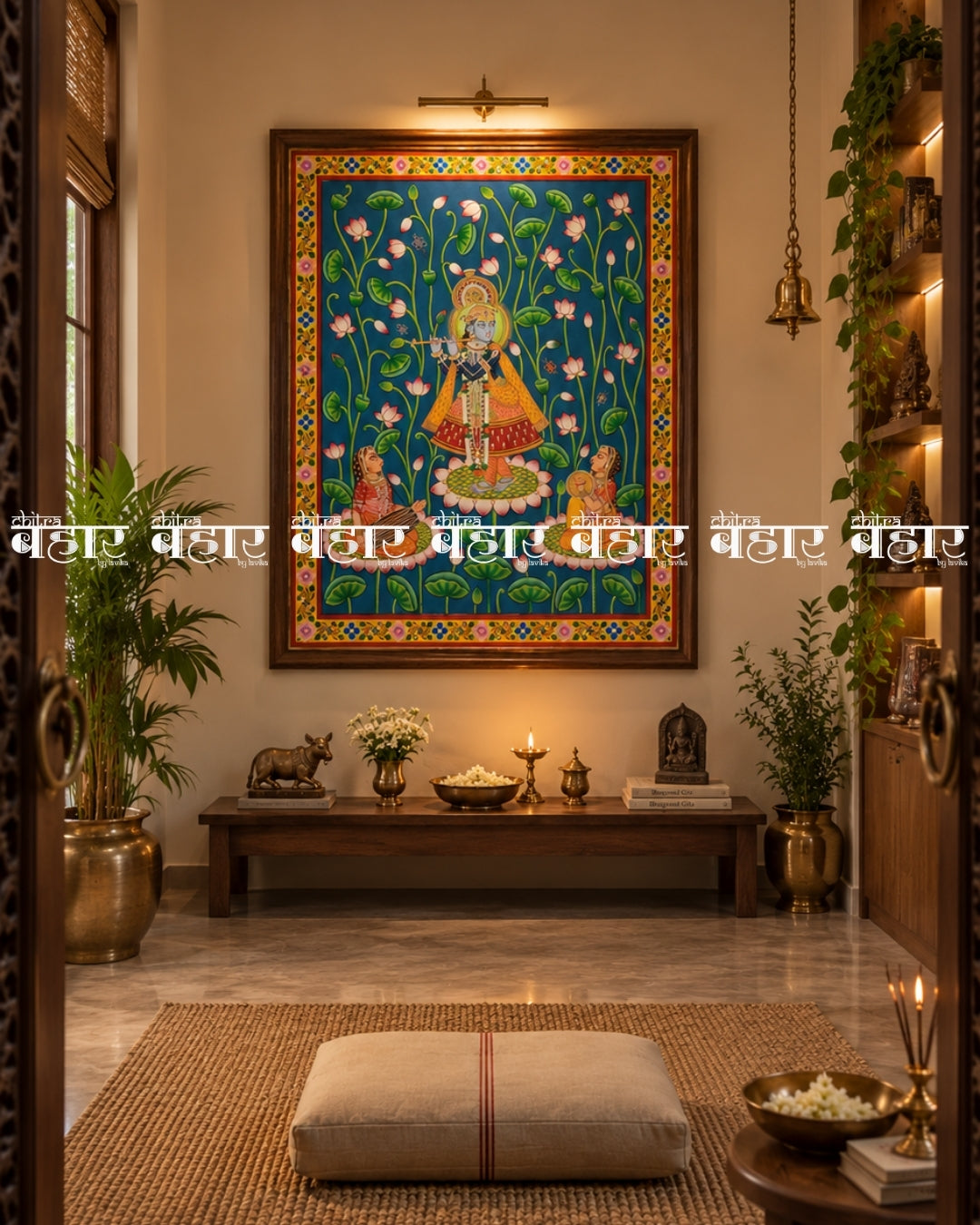 Murli Nikunj Pichwai Painting