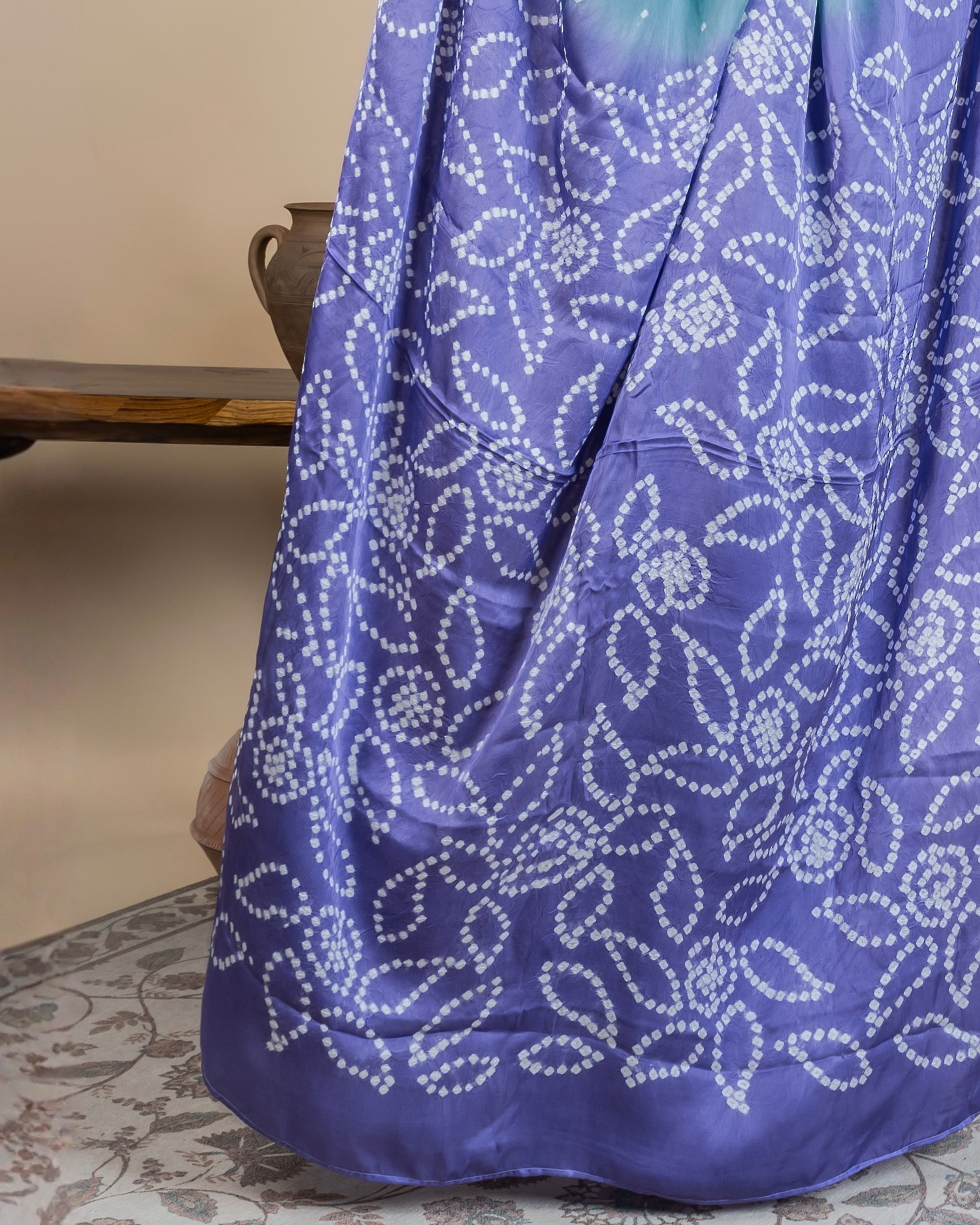 Maayro Bandhani Saree