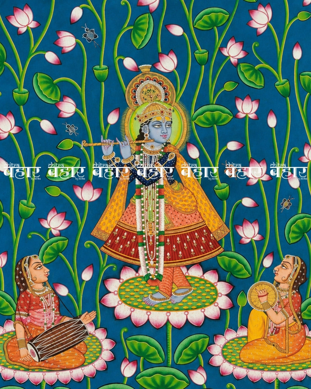 Murli Nikunj Pichwai Painting