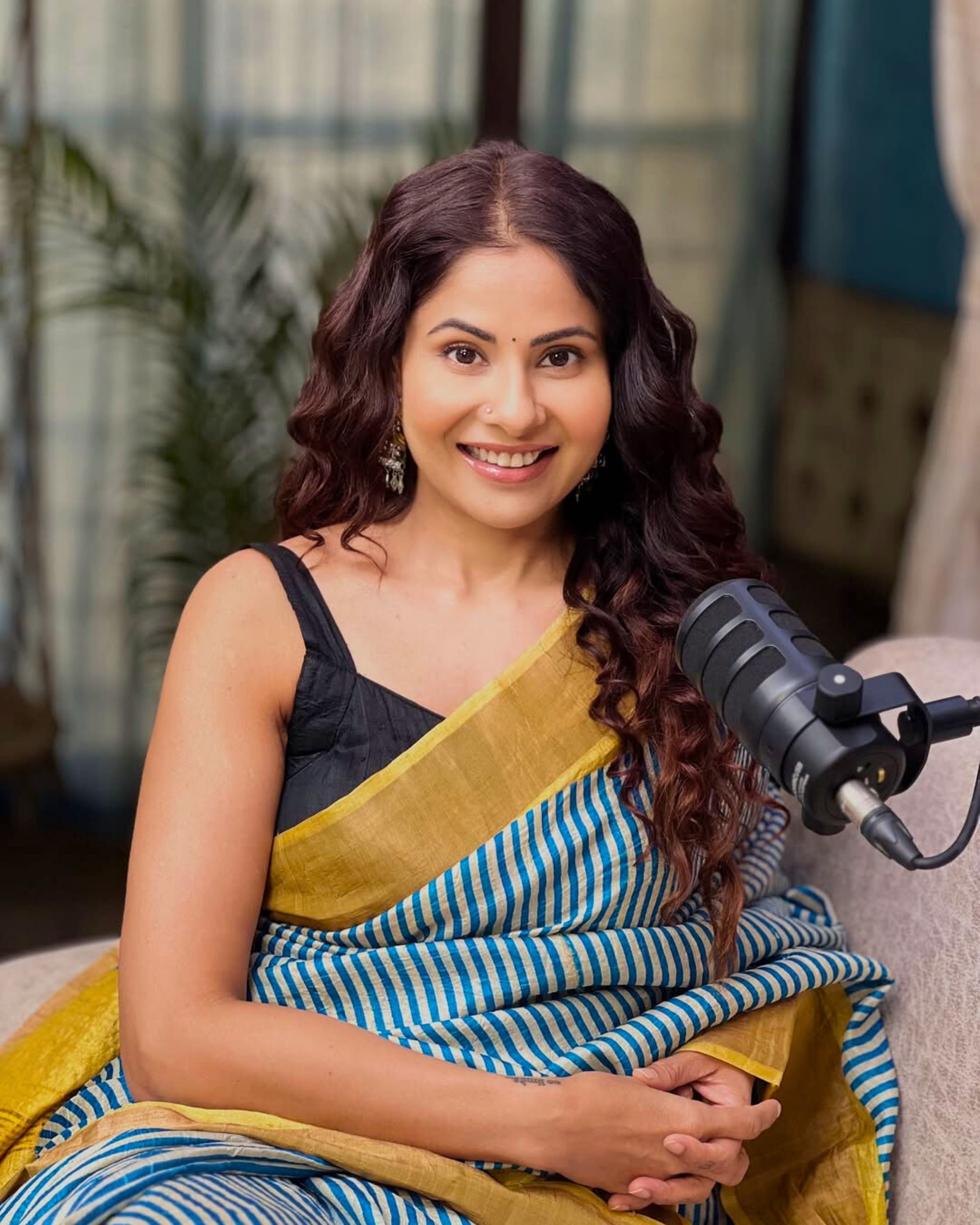 Chhavi Mittal in Vasanta Block Print Saree