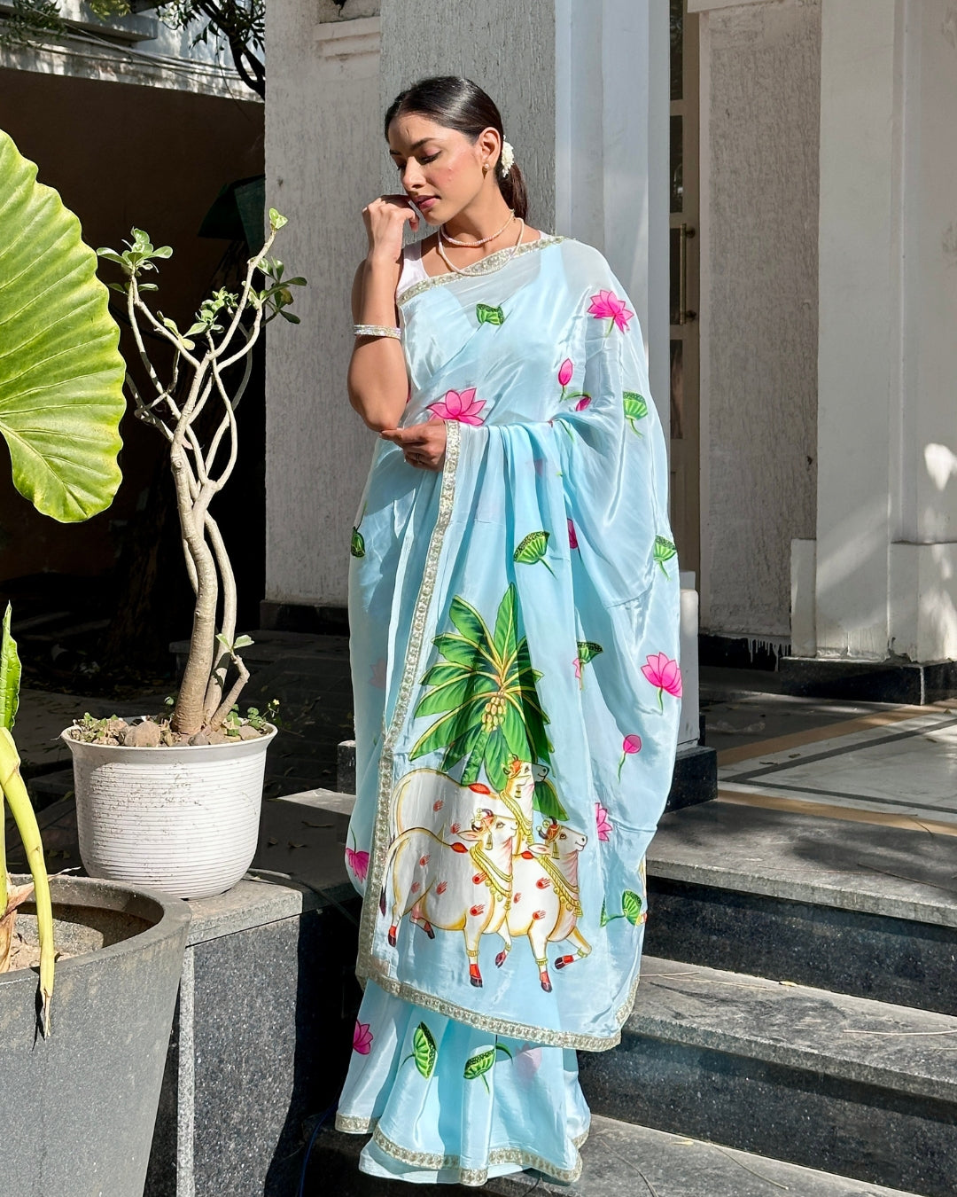 Madhuri Pichwai Saree