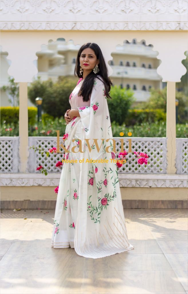 Rogue Handpainted Saree