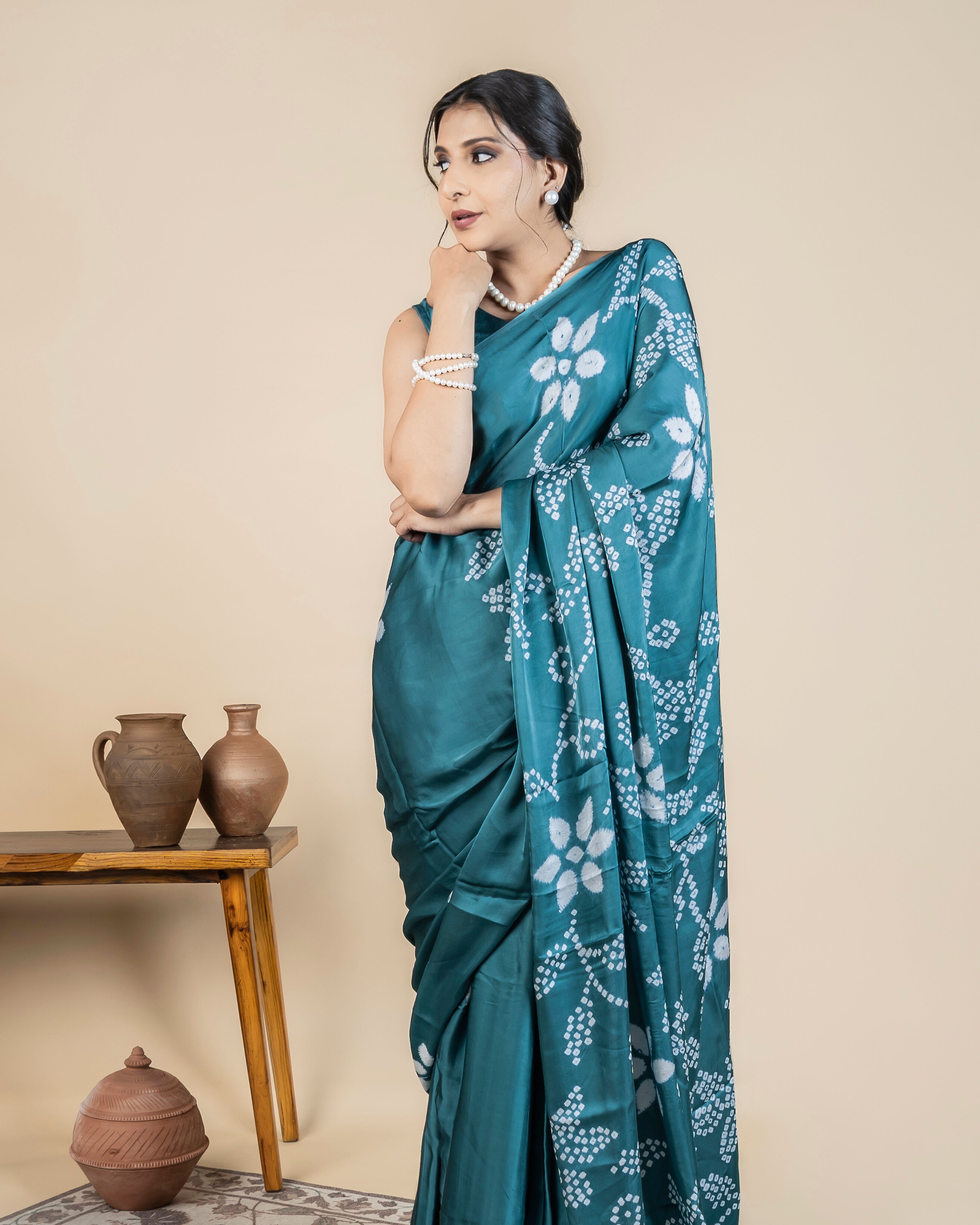 Taran Bandhani Saree