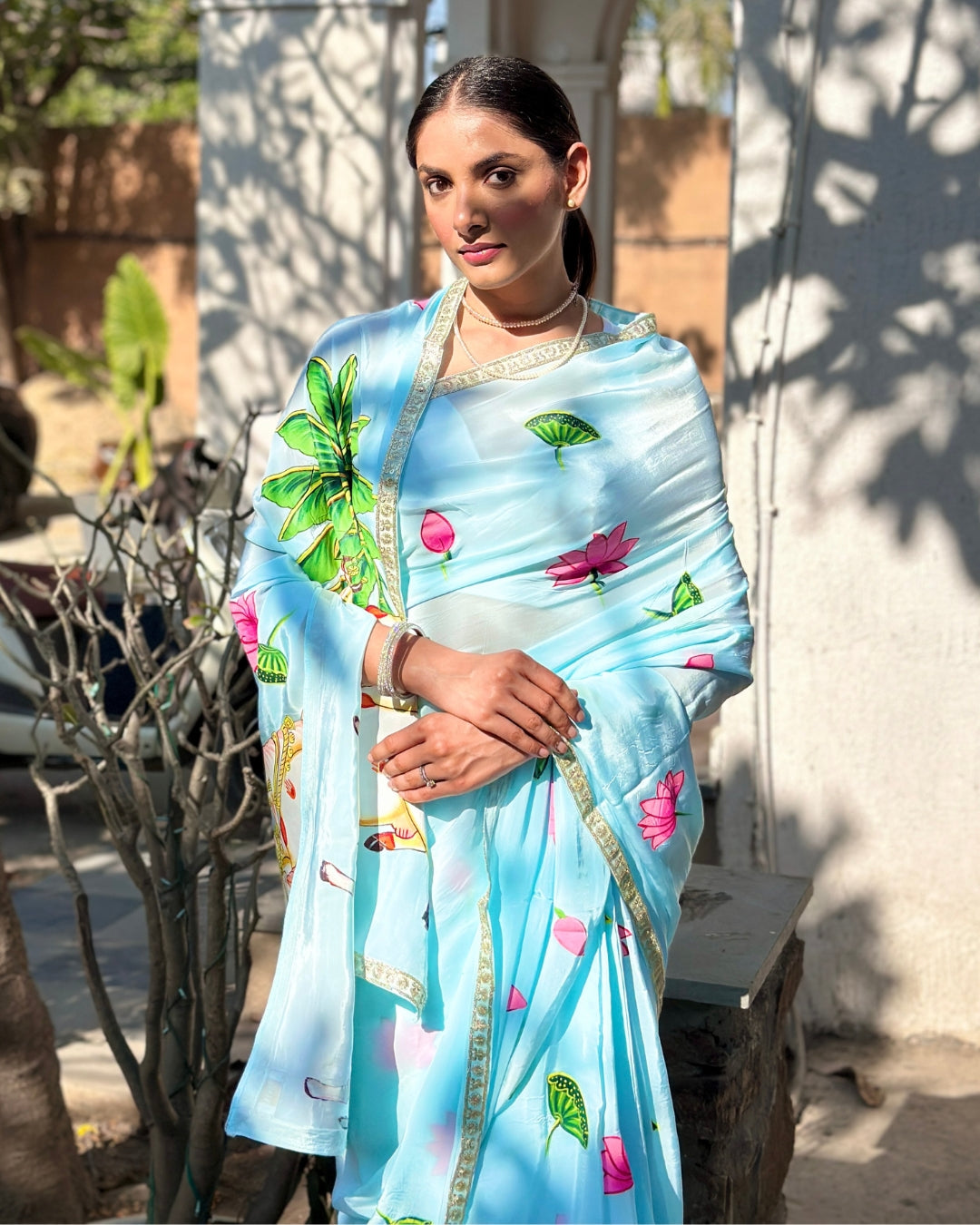 Madhuri Pichwai Saree