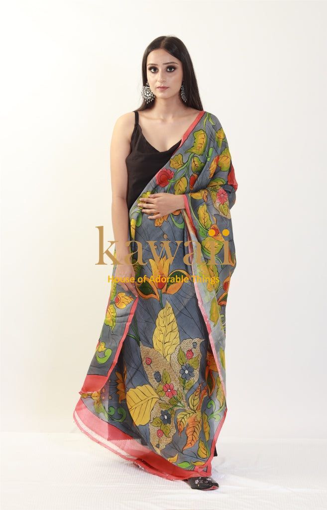 Garaj Kalamkari Dupatta