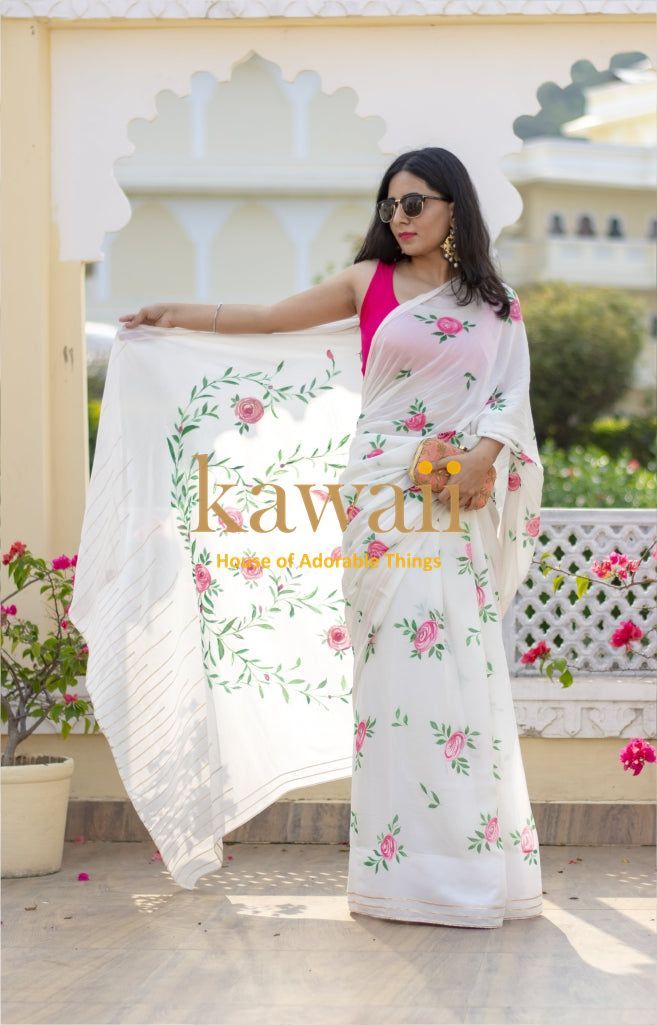 Rogue Handpainted Saree