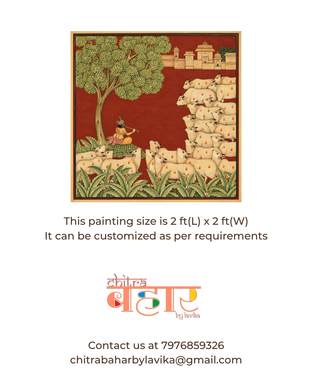 Murli Manohar Pichwai Painting