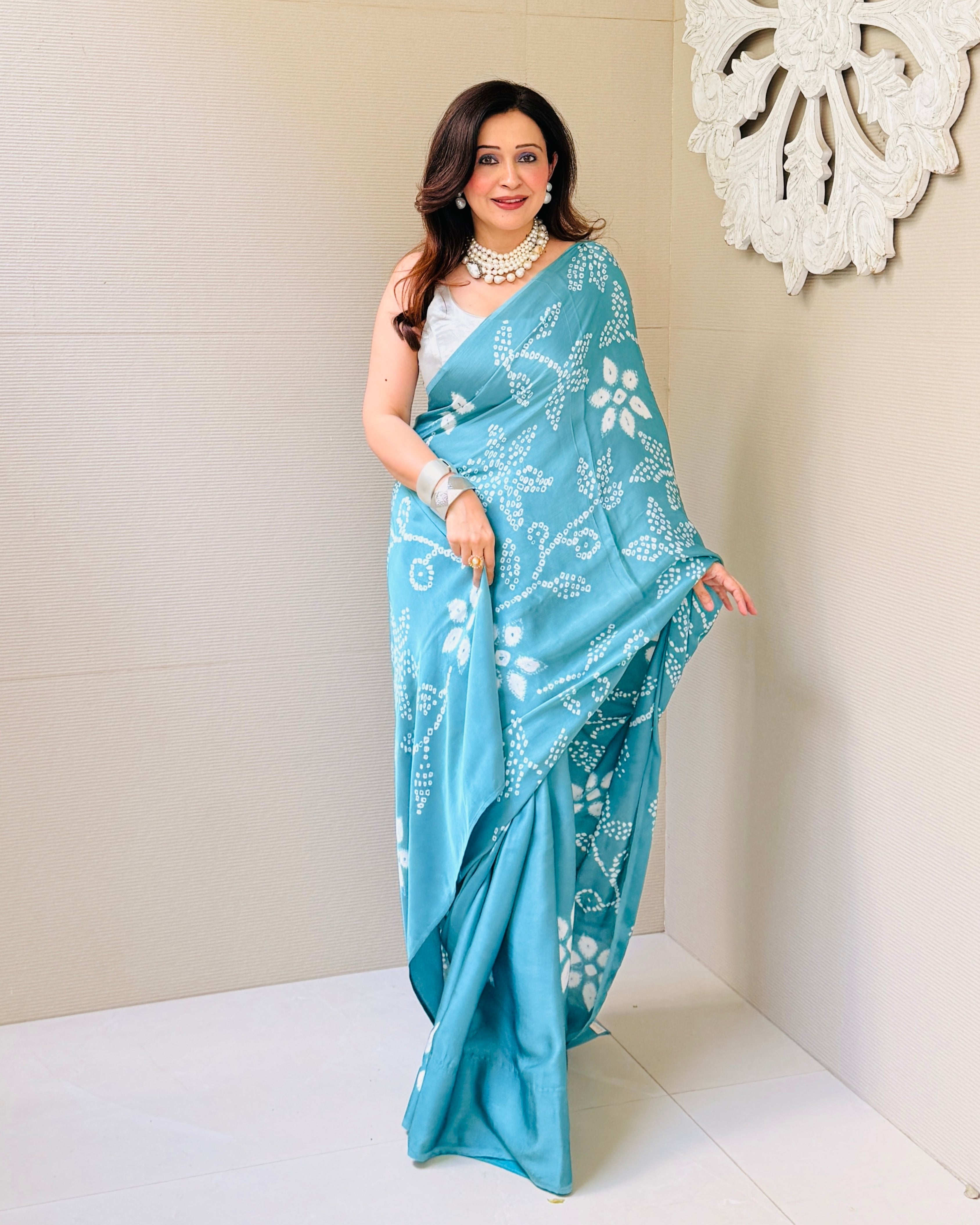 Taran Bandhani Saree