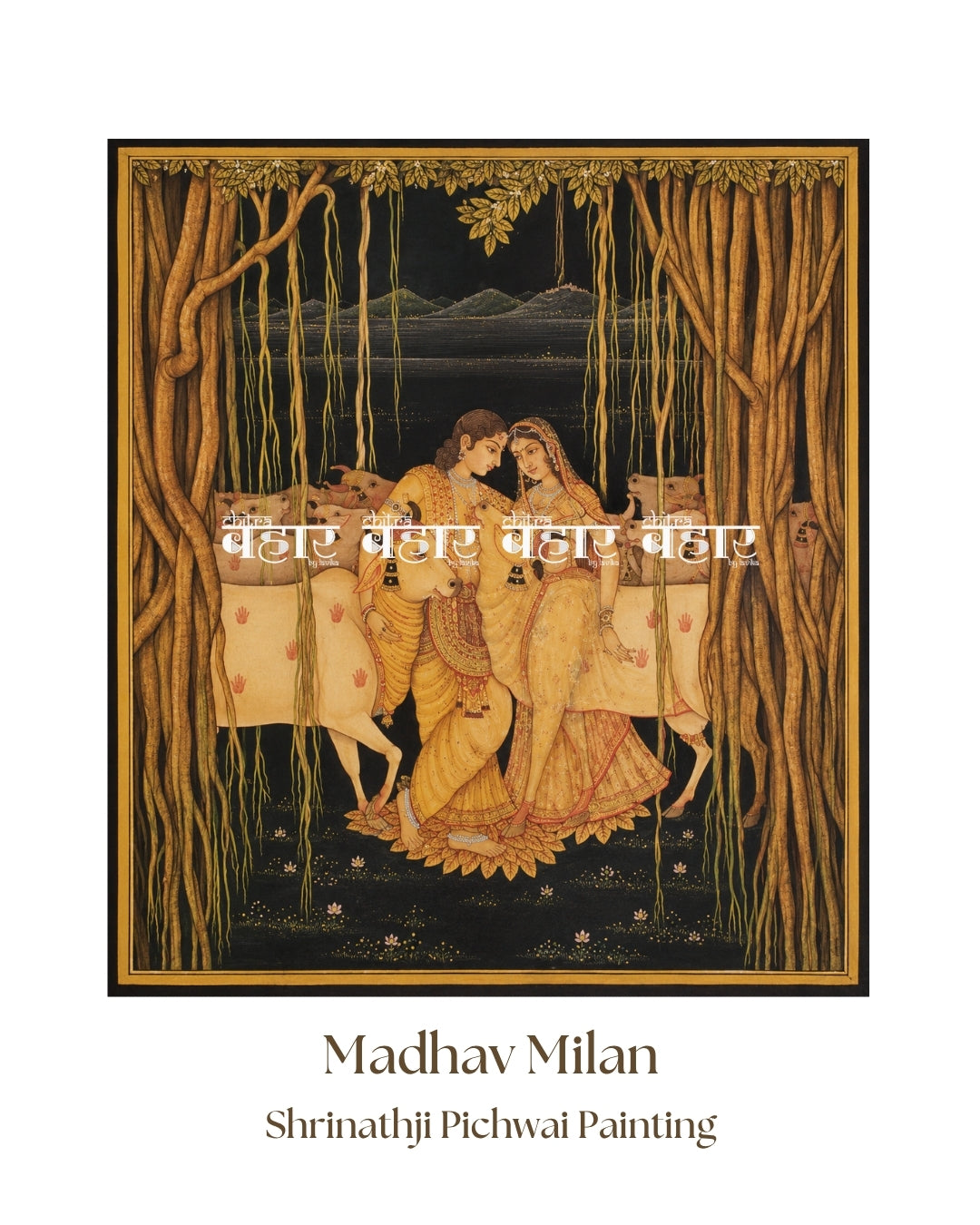 Madhur Milan Pichwai Painting