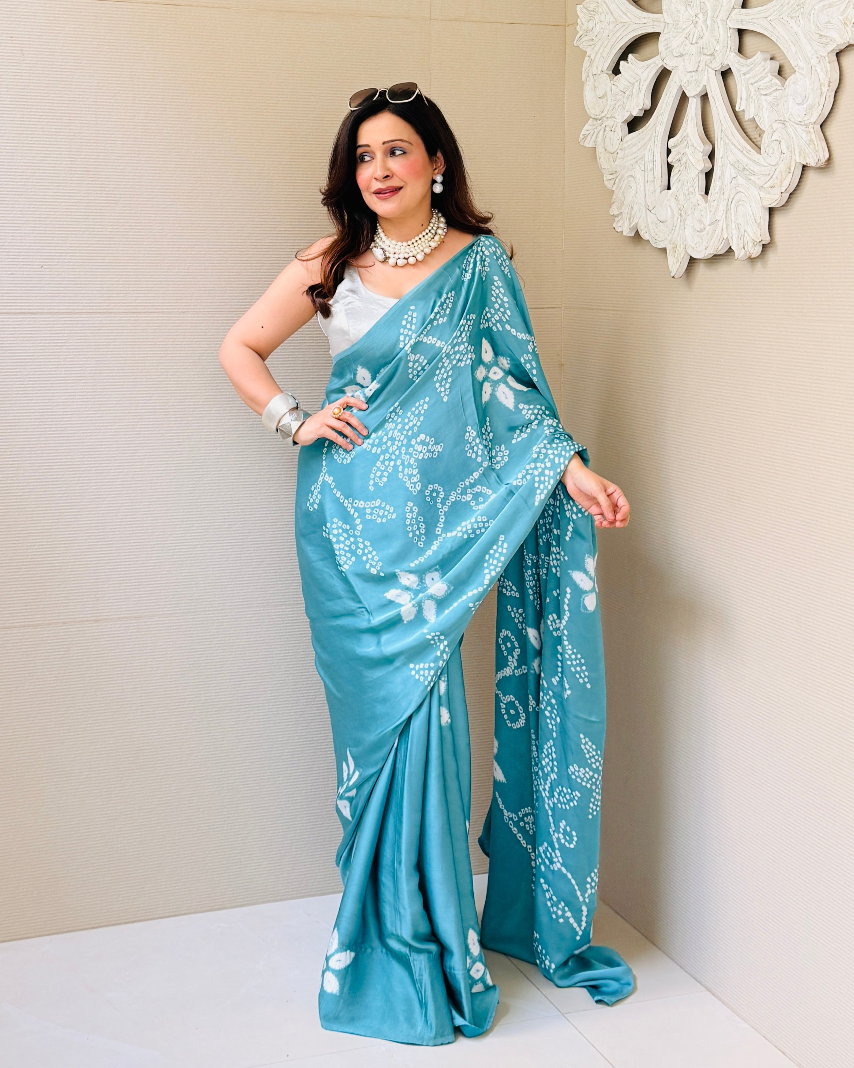 Taran Bandhani Saree
