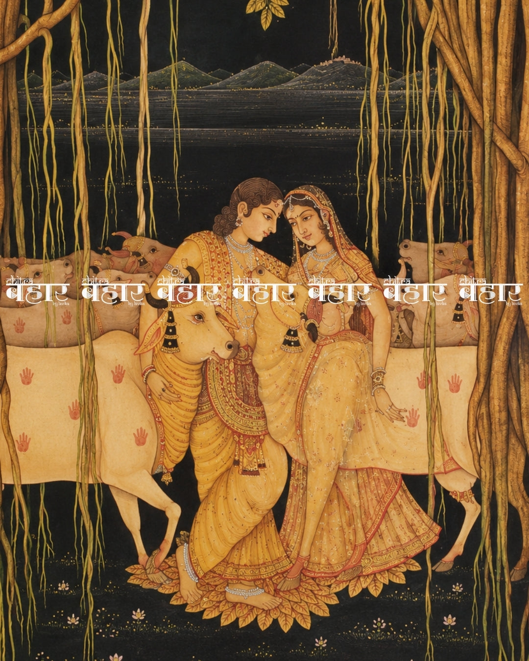 Madhur Milan Pichwai Painting