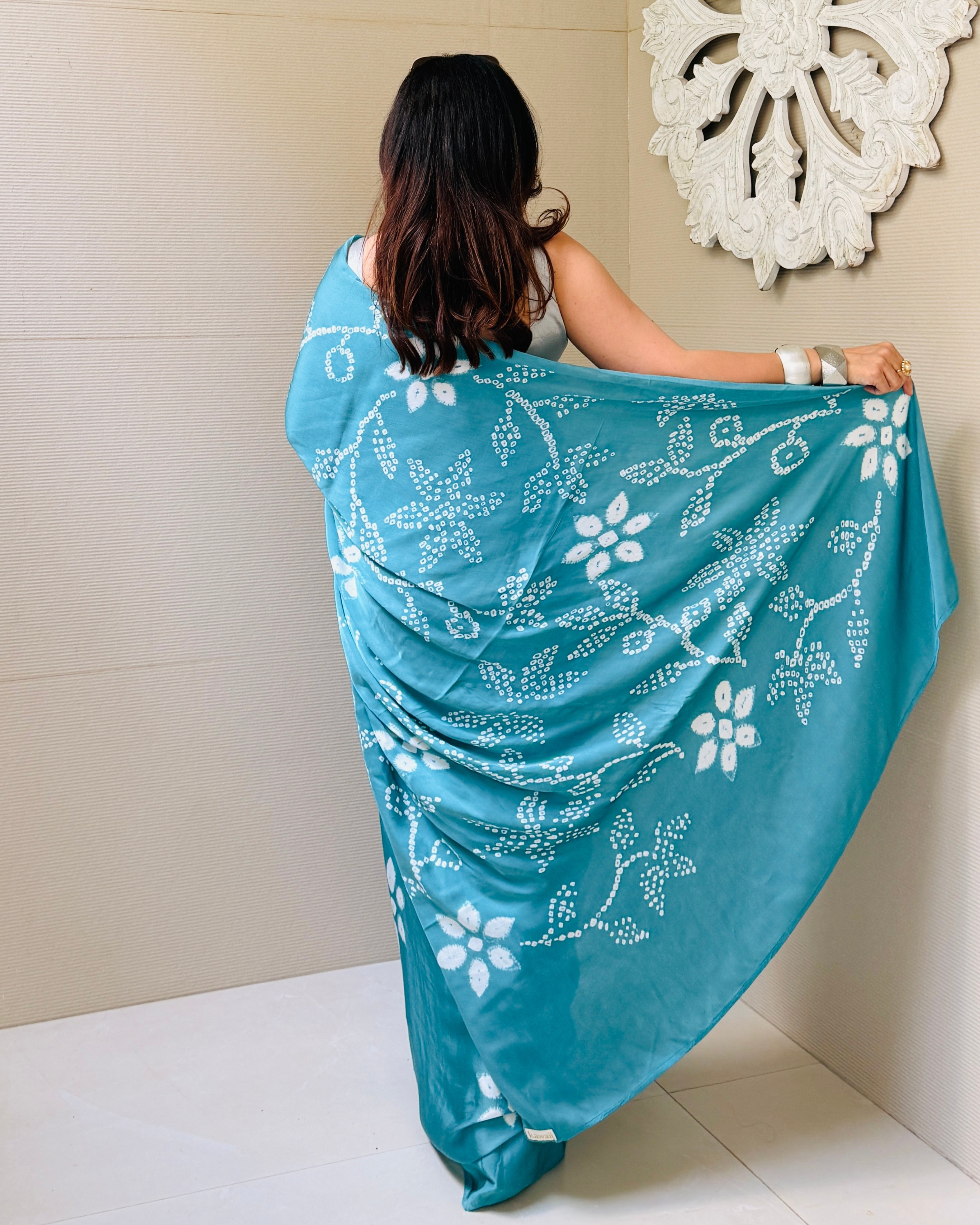 Taran Bandhani Saree