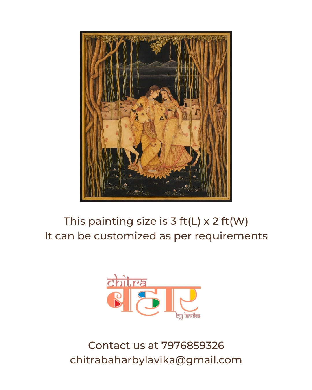 Madhur Milan Pichwai Painting
