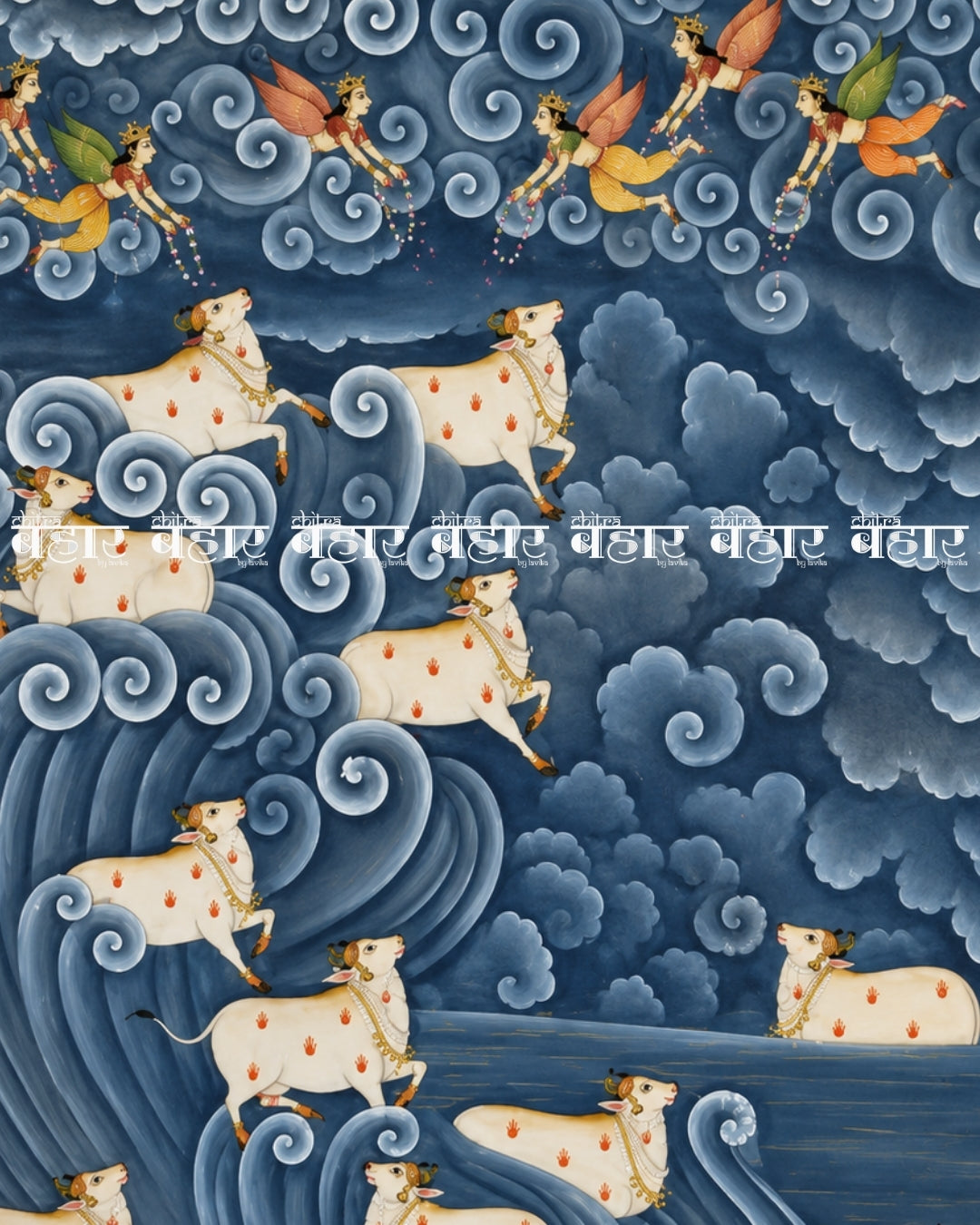 Goloka Vihaar Pichwai Painting