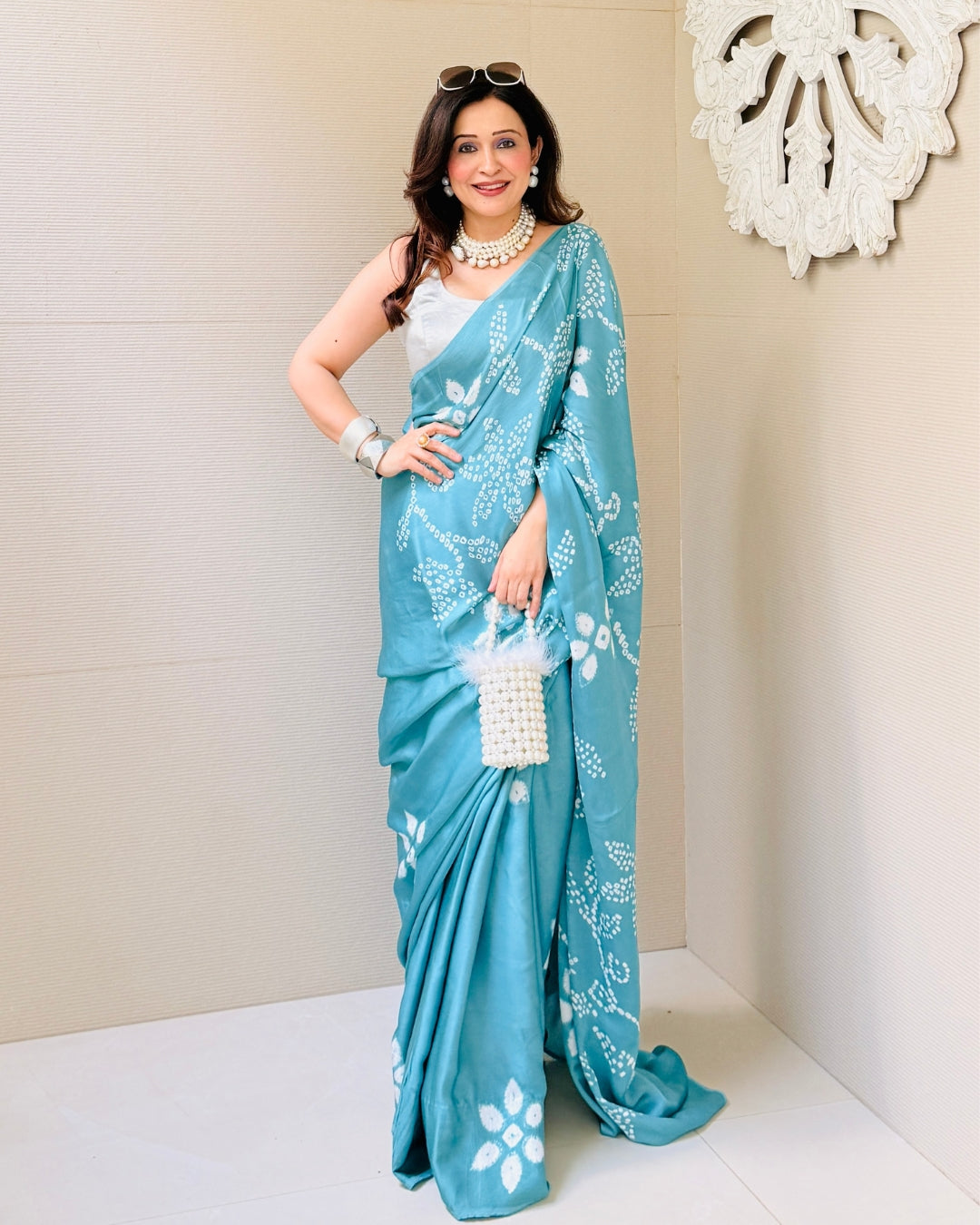Taran Bandhani Saree
