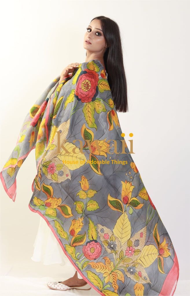 Garaj Kalamkari Dupatta