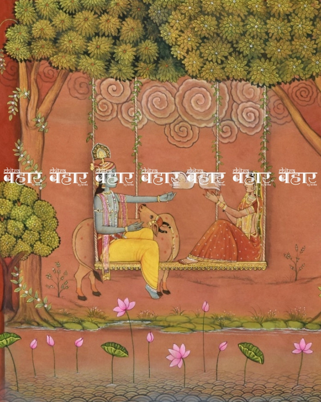 Kunj Raas Pichwai Painting