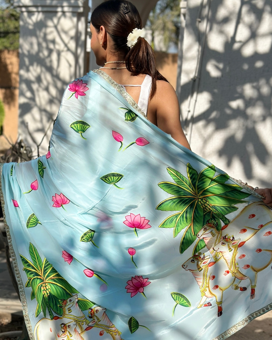 Madhuri Pichwai Saree
