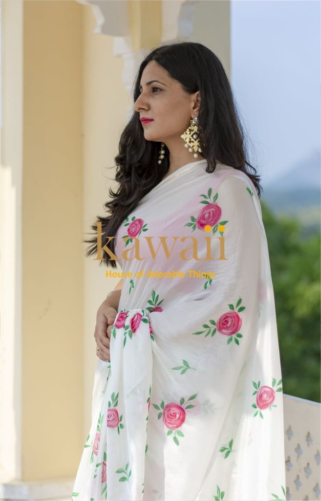 Rogue Handpainted Saree