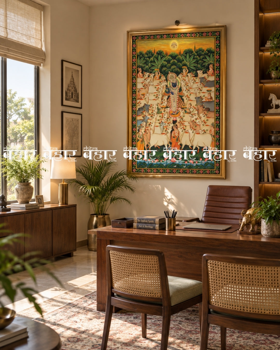 Vraj Gopala Pichwai Painting