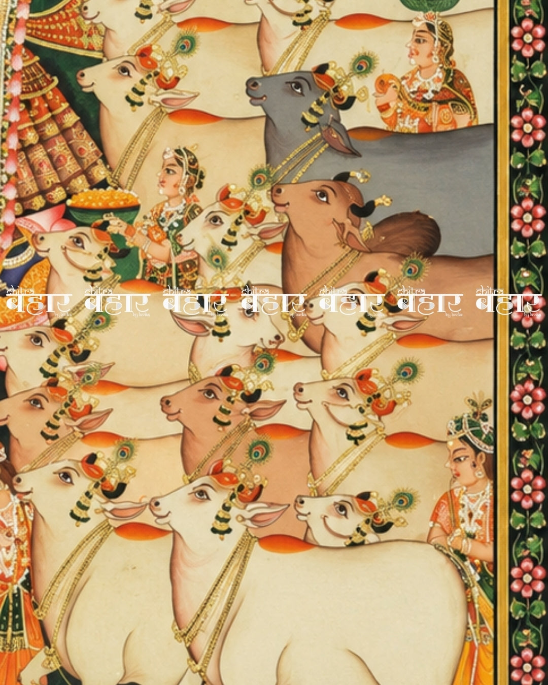 Vraj Gopala Pichwai Painting