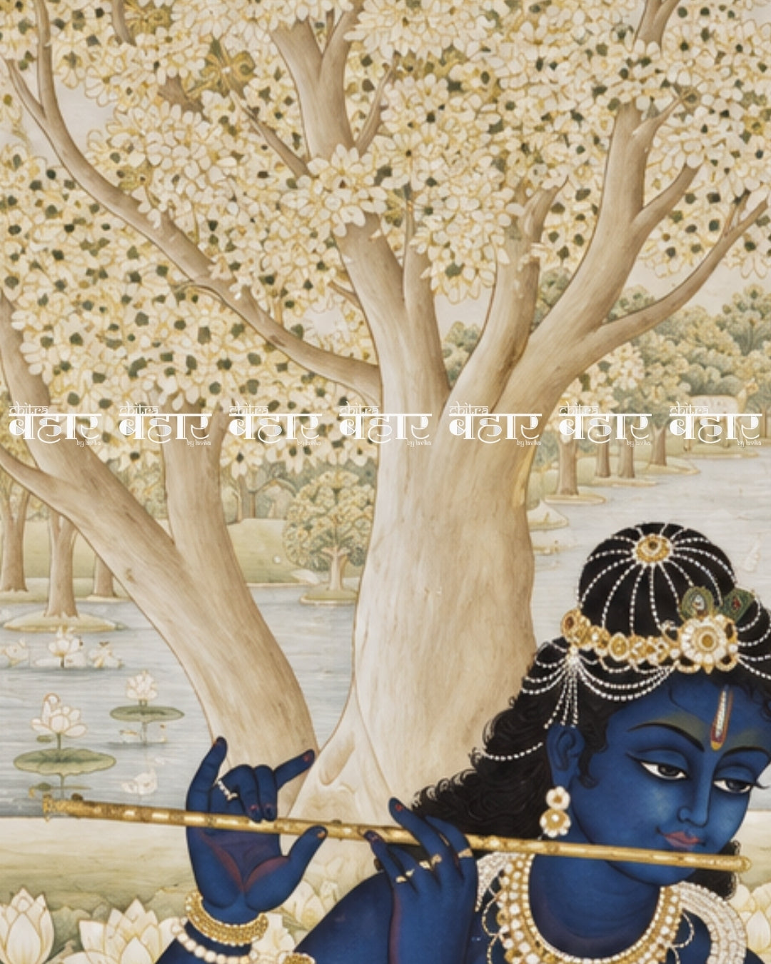 Kamal Van Shyam Pichwai Painting