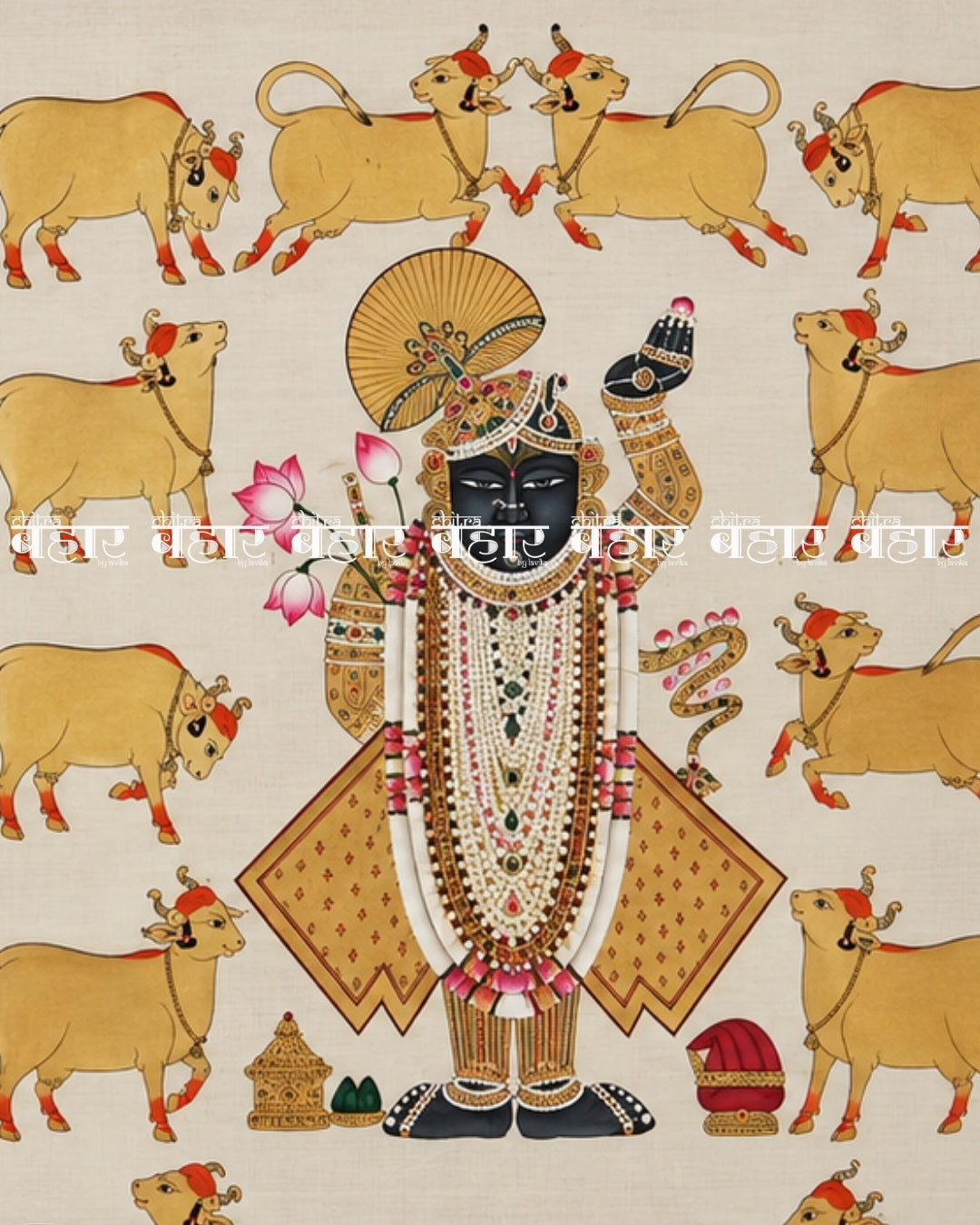 Shri Gopala Pichwai Painting