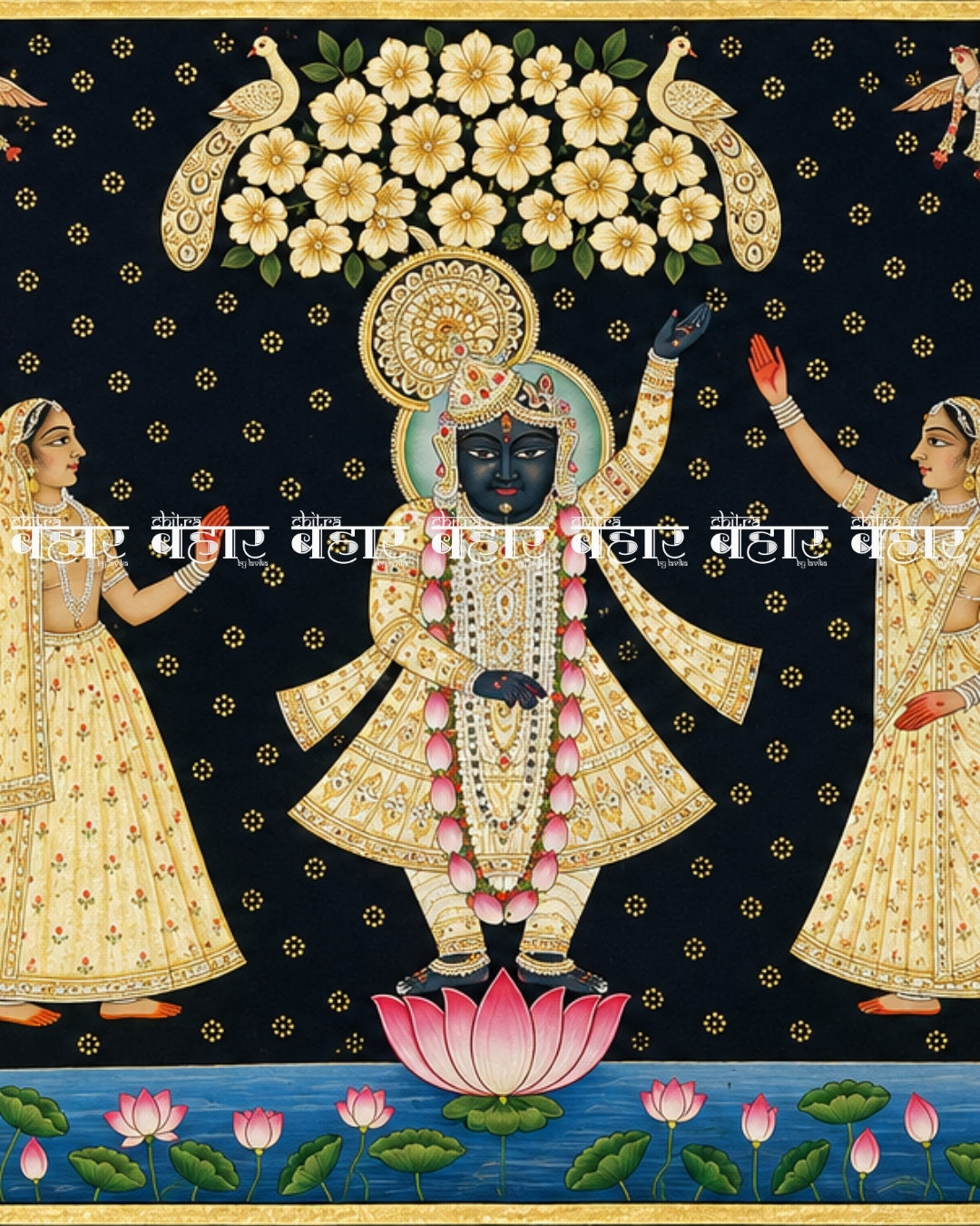 Raas Madhuri Pichwai Painting