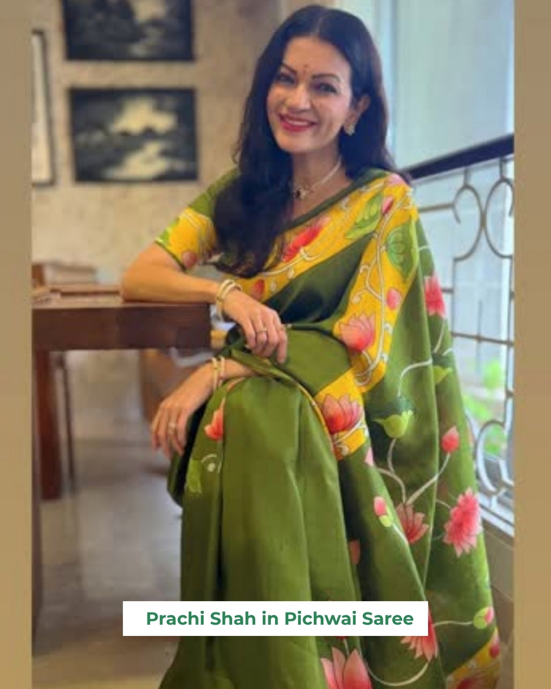 Prachee Shah in Noor Pichwai Saree