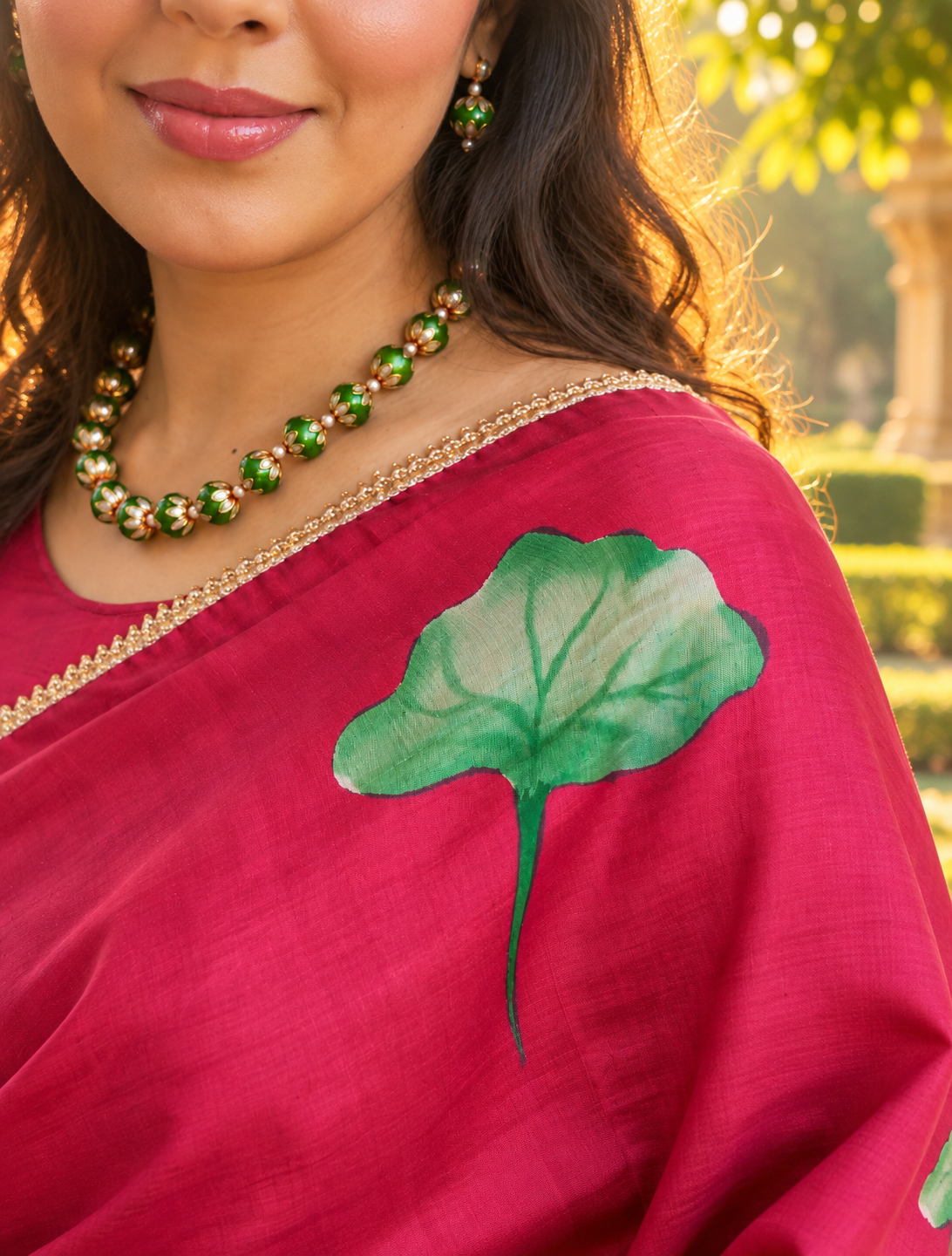 Dr. Jai Madaan in Kanha Pichwai Saree