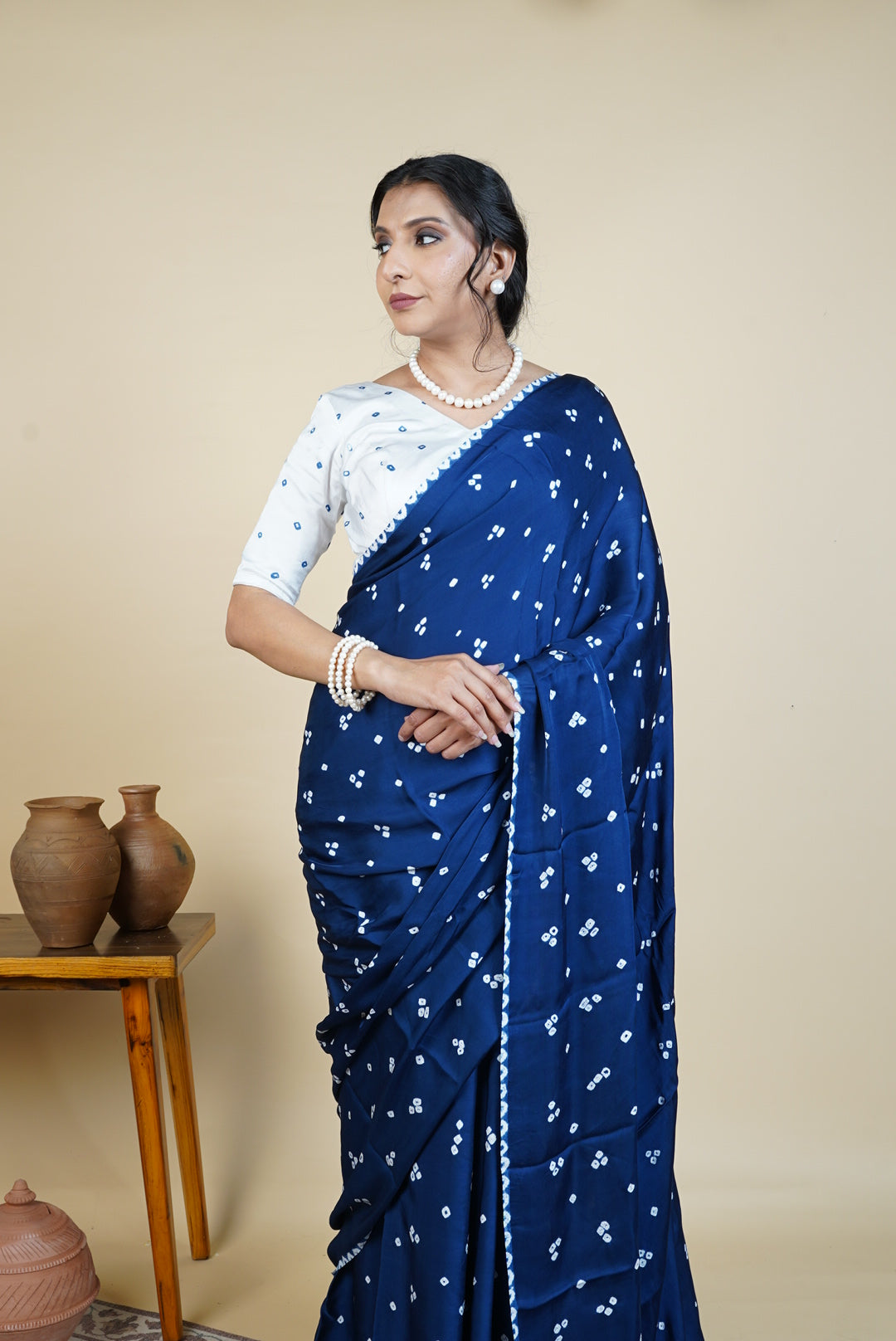 Odhani Bandhani Saree