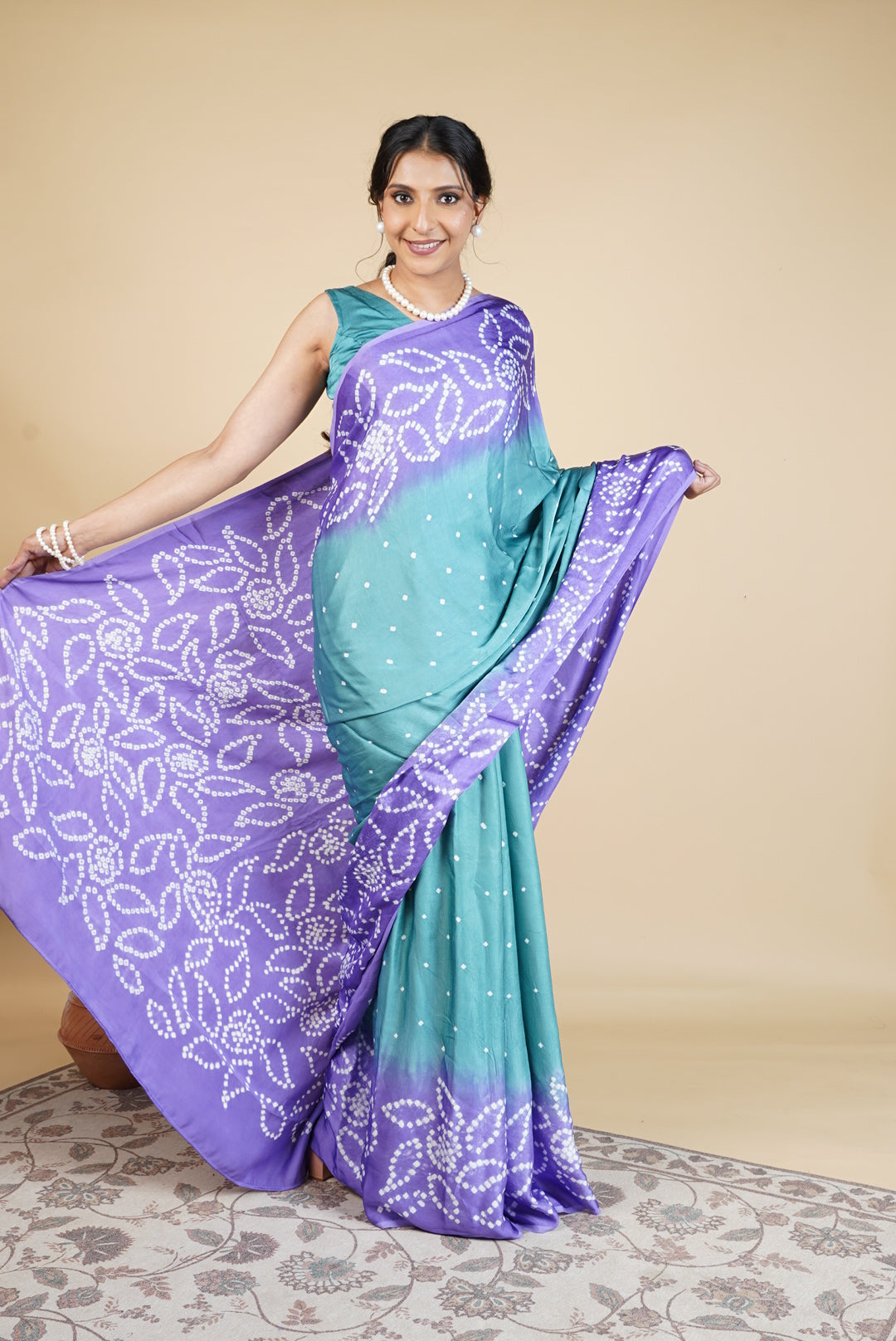 Maayro Bandhani Saree