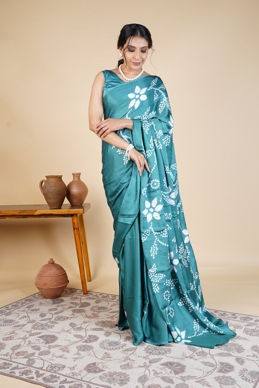 Taran Bandhani Saree