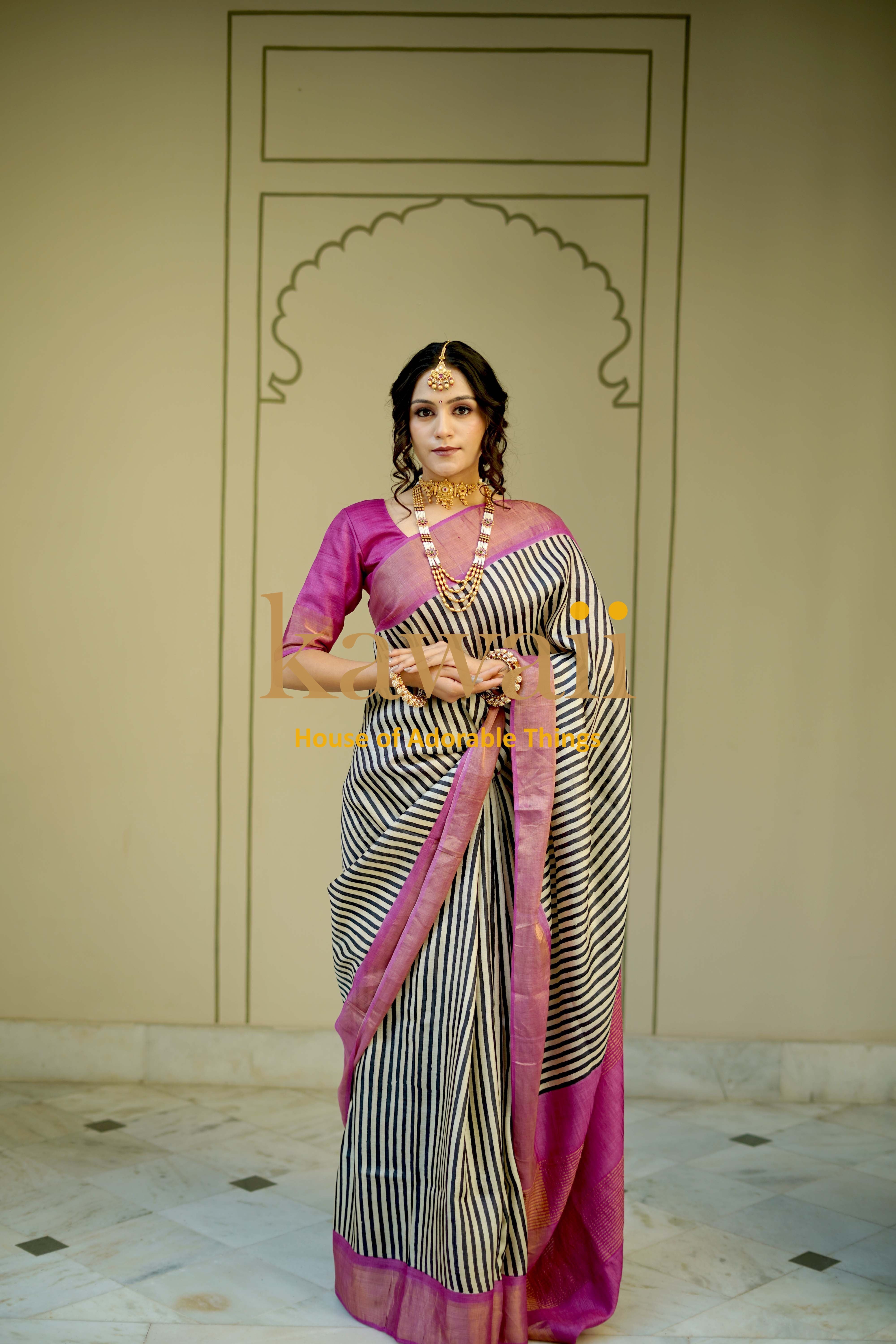 Asvina Tussar Silk Saree