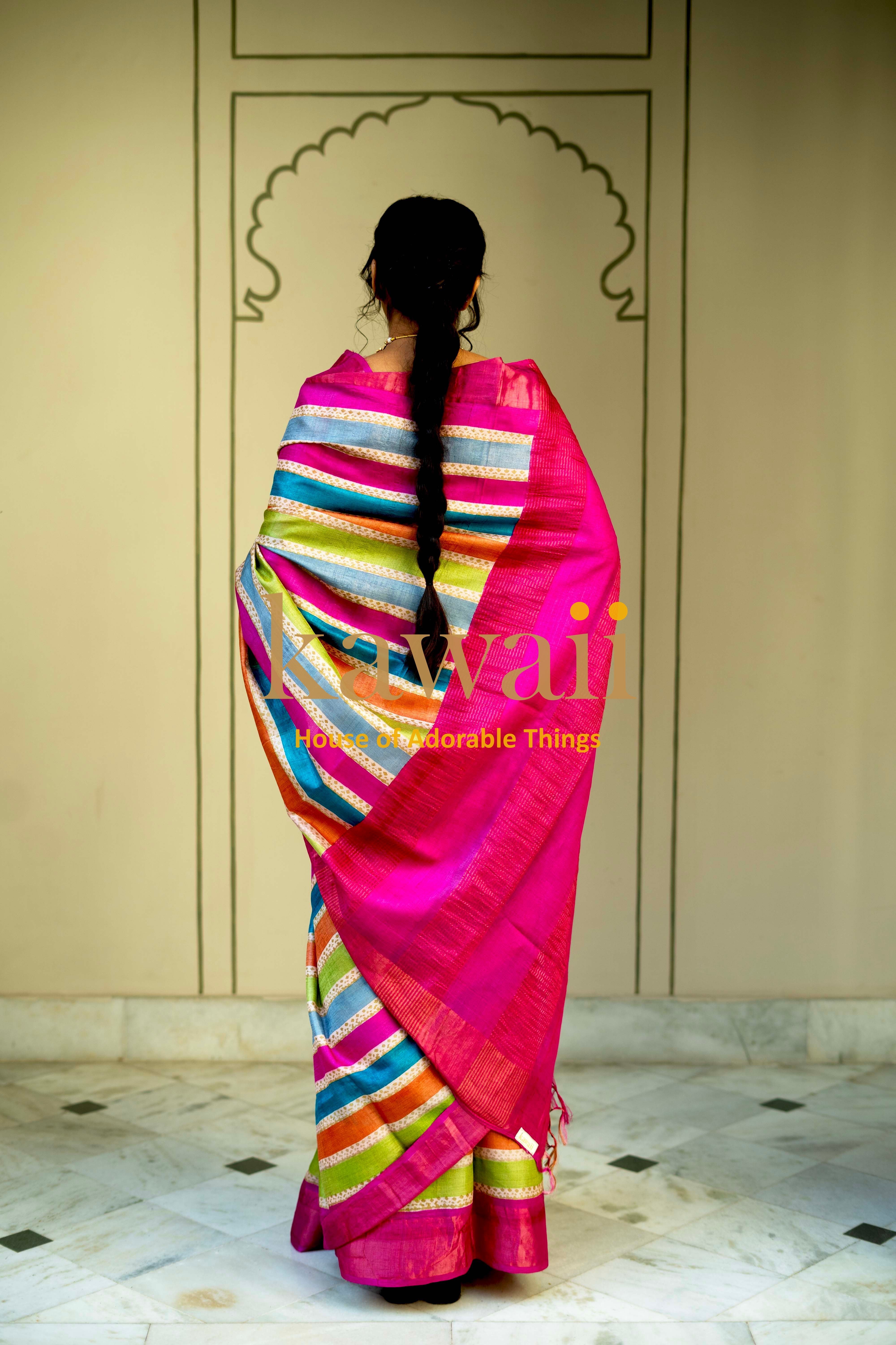 Vaisakha Tussar Silk Saree