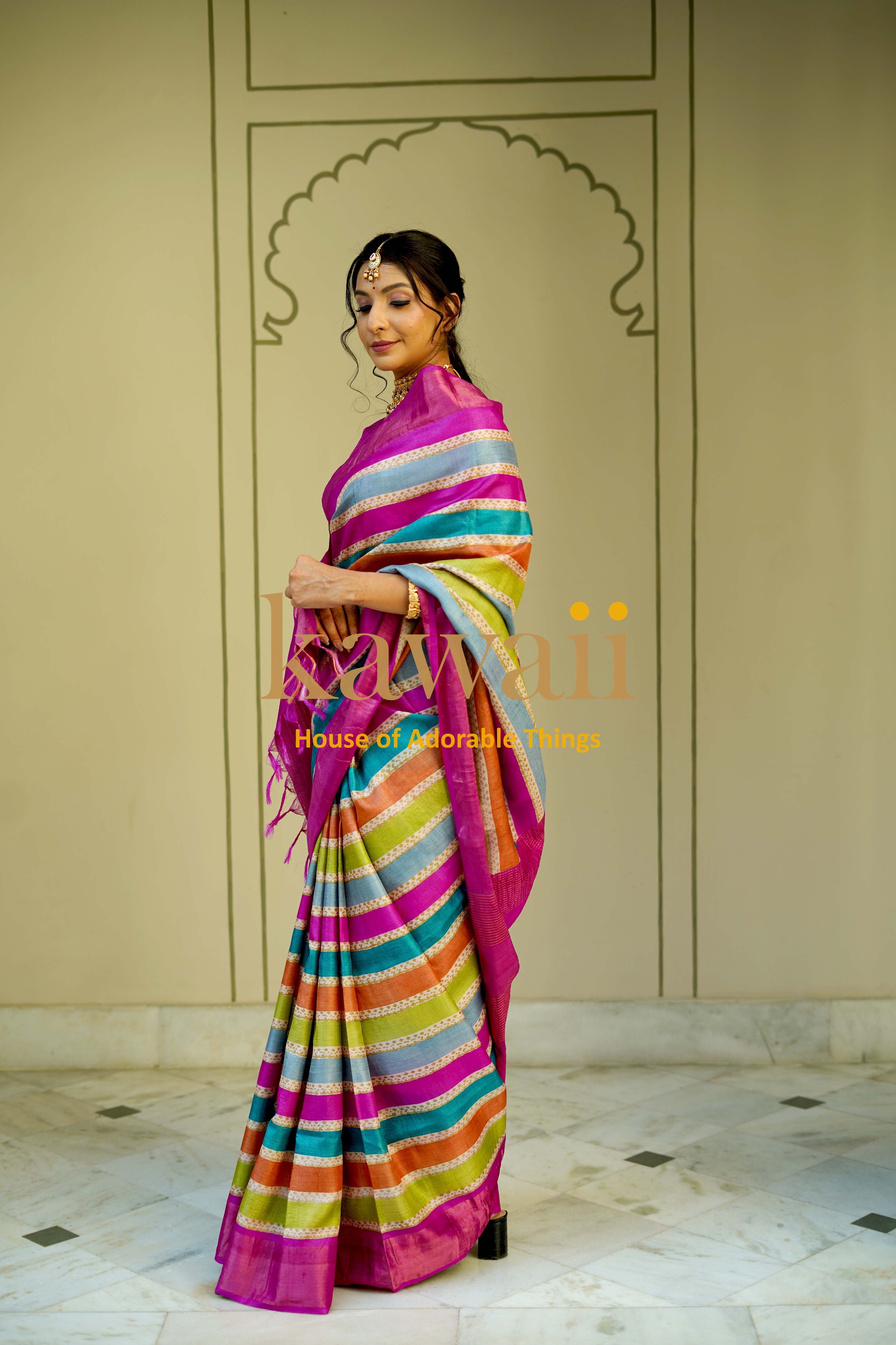Vaisakha Tussar Silk Saree